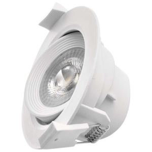 EMOS Lighting LED bodové svítidlo bílé, kruh 6,5W neutr. b., krokově stm