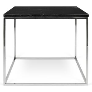Tema Home Konferenční stolek GLEAM 45x50x50cm,chromověčerný