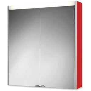 Jokey Dekor Alu LS Zrcadlová skříňka - červená š. 65,5 cm, v. 71,5 cm, hl.15,5 cm, 124612020-0330