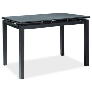 Jídelní rozkládací stůl 110x70 cm v černé barvě KN886