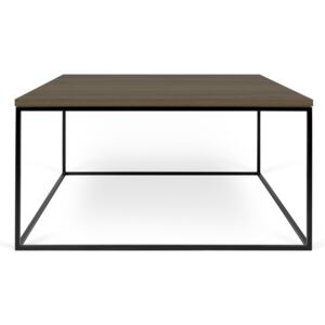 Tema Home Konferenční stolek GLEAM 40x75x75cm,ořechověčerný