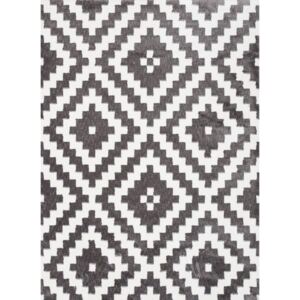 SINTELON Kusový koberec Creative 06/GWG BARVA: Černá, ROZMĚR: 70x140 cm