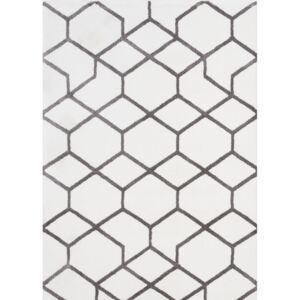 SINTELON Kusový koberec Creative 13/WGW BARVA: Bílá, ROZMĚR: 70x140 cm