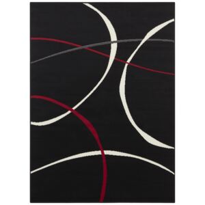 Kusový koberec Mujkoberec Original 104288 Black/Red Rozměr: 80x150