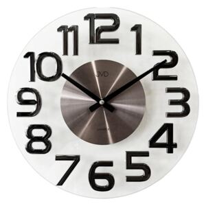 Skleněné, designové hodiny JVD HT098.2