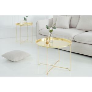 Konferenční stolek Maroko / zlatý