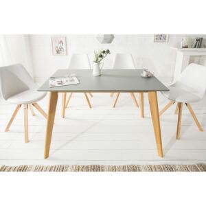 Designový jídelní stůl Sweden, 120 cm, šedý