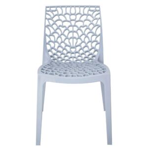 Jídelní plastová židle Stima GRUVYER – bez područek, více barev Azzurro cielo