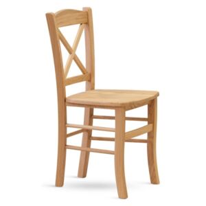 Židle Clayton dub (masívní sedák)