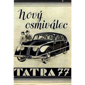 Plechová cedule Tatra 77