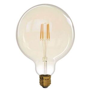 LED Vintage filamentová žárovka, E27, G125, 4W, 380lm, teplá bílá