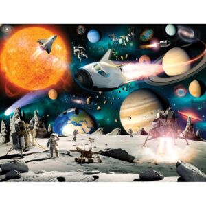 3D tapeta pro děti Walltastic - Space Adventure 305 x 244 cm