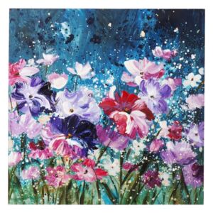KARE DESIGN Olejomalba Flower Garden 100 × 100 cm, Vemzu