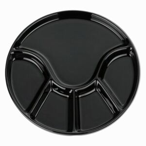 Kela Fondue talíř ANNELI 23 cm, černá