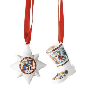 Vánoční set porcelánová mini botička a mini hvězda, Vánoční pečení, limitovaná edice Rosenthal