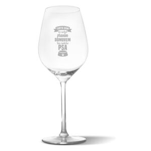 Sklenička na víno SABLIO - Tento dům 350 ml