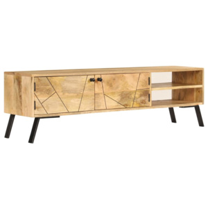 TV stolek z masivního mangovníkového dřeva 140 x 30 x 40 cm