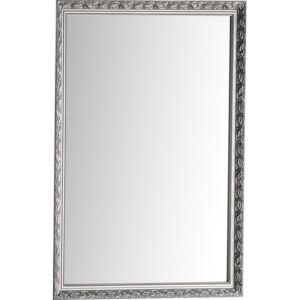 Sapho MELISSA (DAHLIA) zrcadlo v dřevěném rámu 672x872mm, stříbrná