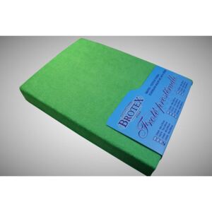 Brotex Froté prostěradlo zelené, Výběr rozměru 90x200cm
