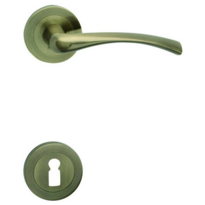 Cobra Kování Sina-R (bronz česaný) Provedení: BB - klika/klika s otvorem pro pokojový klíč
