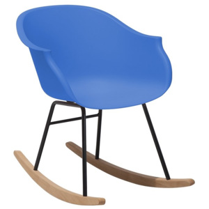 Houpací modrá židle - HARMONY