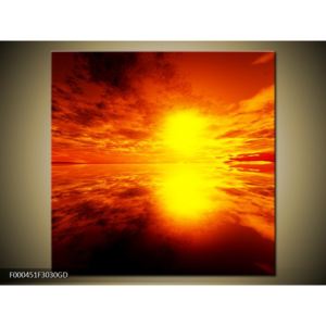 Obraz západu slunce (F000451F3030GD)