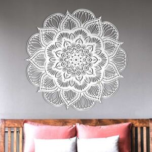 Vyřezávaná 3D Mandala - lotosový květ
