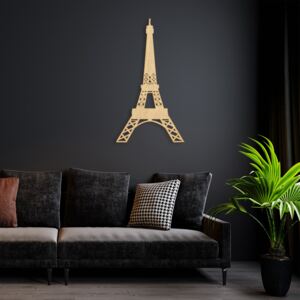 VIP 3D dřevěné obrazy do domácnosti na zakázku s motivem na přání - Eiffelova věž, různé barvy Malý 3D motiv 300 mm x 300 mm (490Kč)