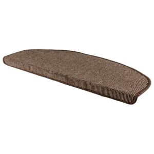 Livarno Home Sada nášlapných koberců na schody, 28 x 65 cm (hnědá)