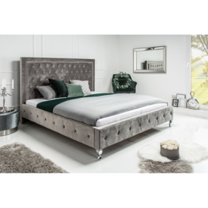 Postel CHESTERFIELD II 180x200 CM GREY skladem