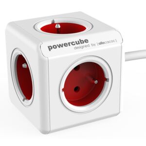 Allocacoc PowerCube Extended, Barva Červená
