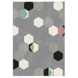 Kusový koberec PP Kendy šedý, Velikosti 160x229cm