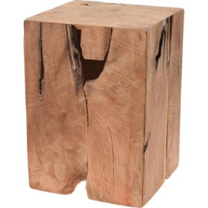 Culty Dřevěná masivní teaková stolička Rolli 35 cm