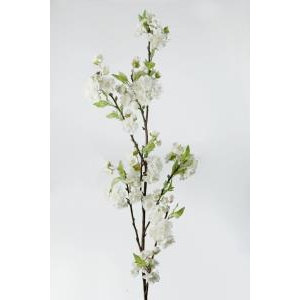 Animadecor Umělá květina - Jabloňová větev bílá