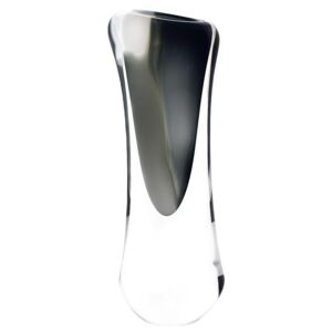 Skleněná váza MOON 00 - černá a bílá - české sklo od Artcristal Bohemia Výška: 20 cm