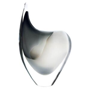 Skleněná váza MOON 06 - černá a bílá - české sklo od Artcristal Bohemia Výška: 16 cm