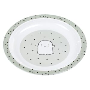 Lässig 4babies dětský talíř Plate with Silicone Little Spookies olive