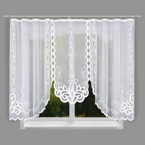 Dekorační oblouková krátká záclona EWELINA 160 bílá 300x160 cm MyBestHome