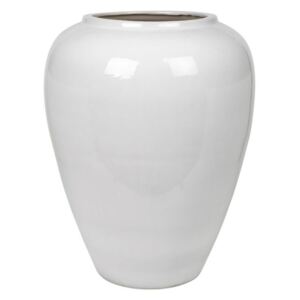 Váza 60 cm Broste CURVE - bílá