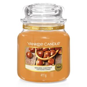 Yankee Candle vonná svíčka Golden Chesnut Classic střední