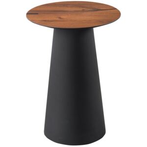 Hnědý dubový odkládací stolek Marco Barotti 45 cm