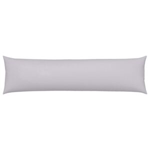 Livarno Home Saténový potah na polštář BIO, 145 x 40 cm (světle šedá) (100331569001)
