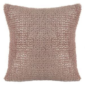 Moderní pohodlný růžový chlupatý povlak