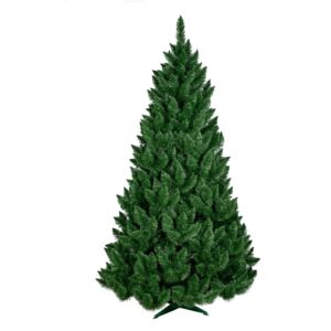 Hustý vánoční stromeček borovice v zelené barvě