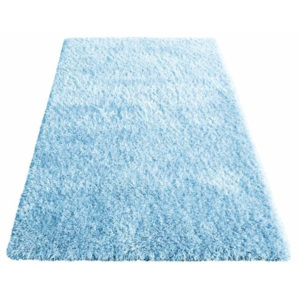 Kusový koberec Shaggy vlas 50 mm světle modrý 120x170, Velikosti 120x170cm