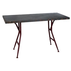 Kovový stůl - 120 x 60 x 75 cm (Clayre & Eef)