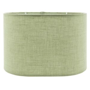 Zelené textilní stínítko na lampu - 20 x 13 x 13 cm (Clayre & Eef)
