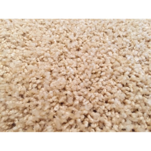 Vopi Kusový koberec Color Shaggy béžový Kulatý 57 cm průměr