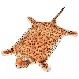 Plyšový koberec - leopard - hnědý | 139 cm