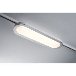 Oválné LED svítidlo Panel Loop pro lištový systém Paulmann Urail - 380 x 35 x 110 mm, chrom, bílá